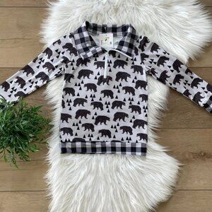 Black Bears Quarter Zip Shirt